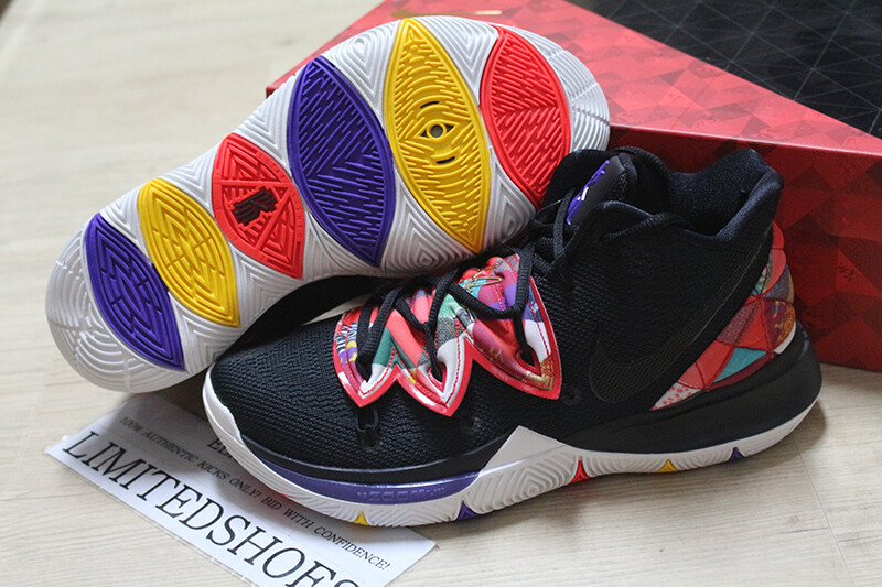 Nike KYRIE 5 EP FRIENDS Black Color Friends XDR Wearable ZOOM Shrimp